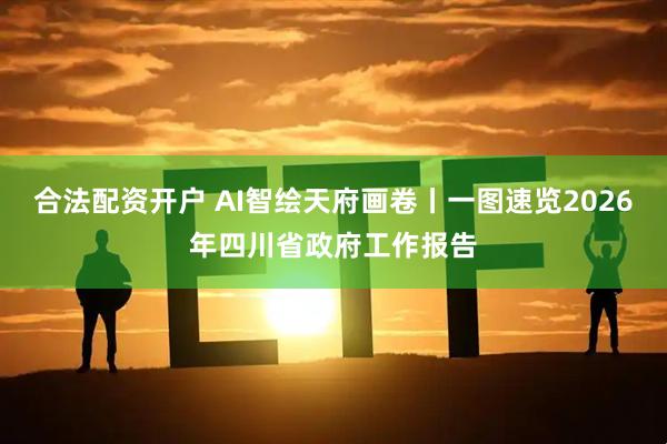 合法配资开户 AI智绘天府画卷丨一图速览2026年四川省政府工作报告